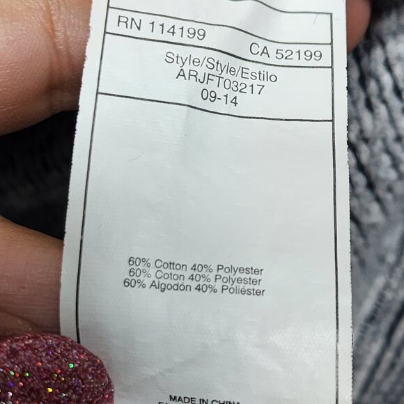 Roxy The Cuddle Hooded Striped Pea Coat Jacket Size Small - Picture 8 of 8